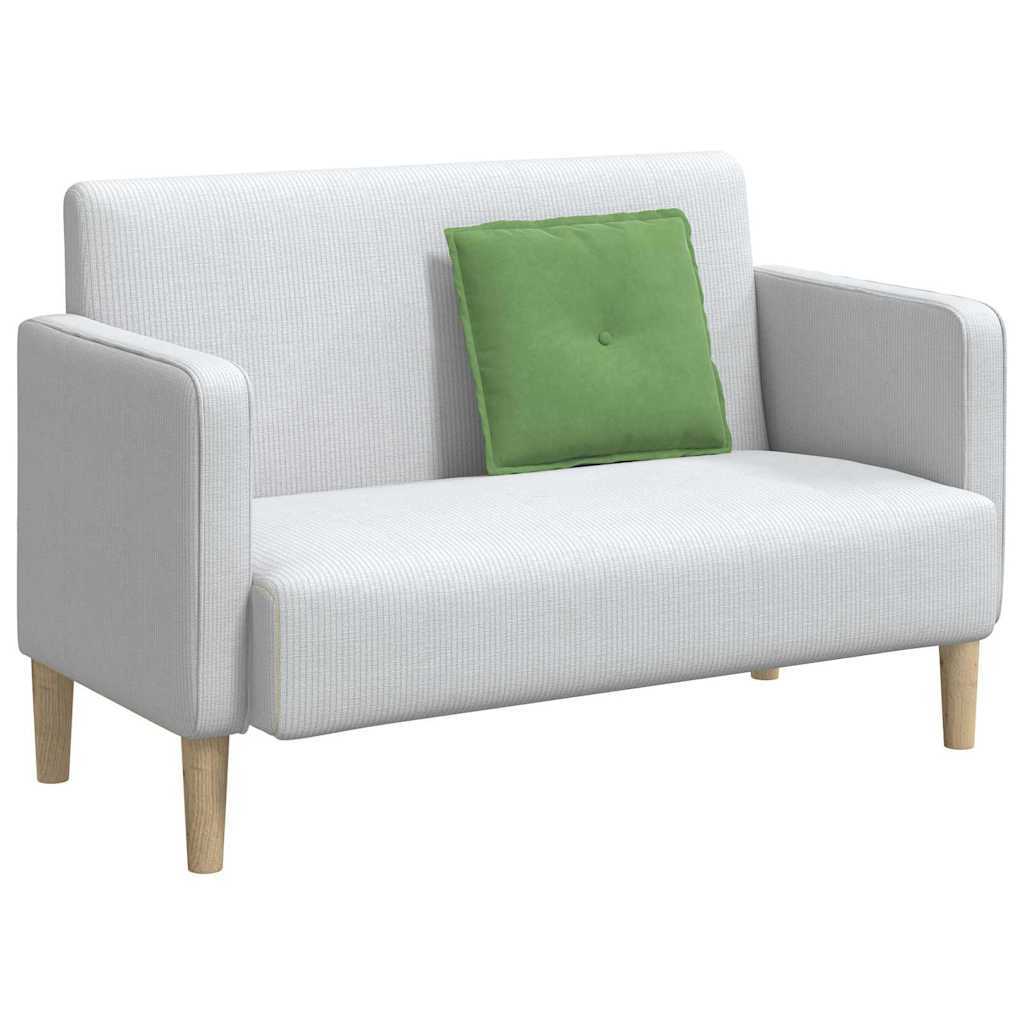 VidaXL Rugkussen Lichtgroen 50 x 45 cm Katoen Stof