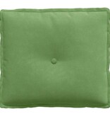 VidaXL Rugkussen Lichtgroen 50 x 45 cm Katoen Stof