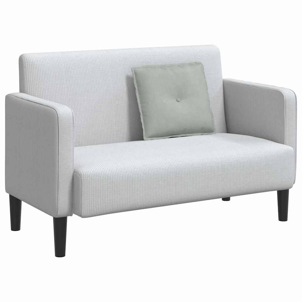 VidaXL Rugkussen Lichtgrijs 50 x 45 cm Katoen Stof