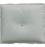 VidaXL Rugkussen Lichtgrijs 50 x 45 cm Katoen Stof