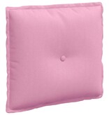 VidaXL Rugkussen Roze 50 x 19 x 45 cm Stof