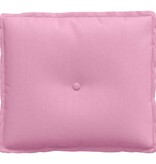 VidaXL Rugkussen Roze 50 x 19 x 45 cm Stof