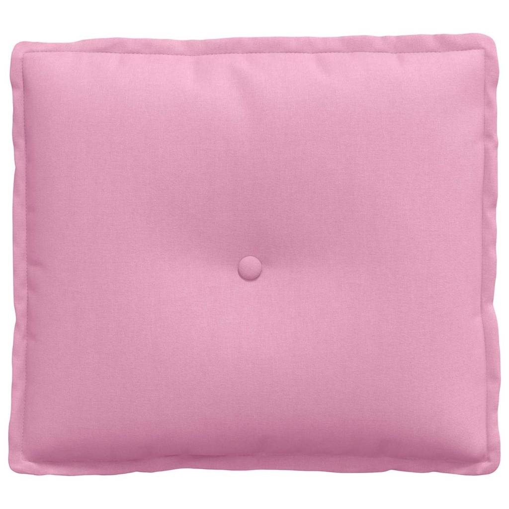 VidaXL Rugkussen Roze 50 x 19 x 45 cm Stof