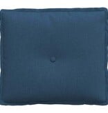 VidaXL Rugkussen Blauw 50 x 19 x 45 cm Stof