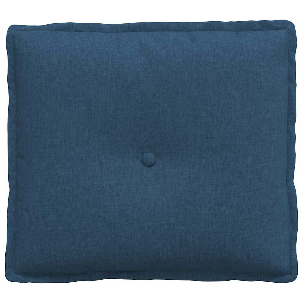 VidaXL Rugkussen Blauw 50 x 19 x 45 cm Stof