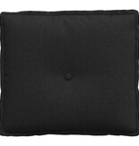 VidaXL Rugkussen Zwart 50 x 19 x 45 cm Stof