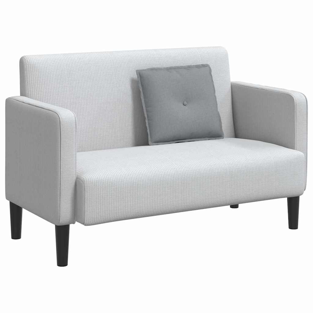 VidaXL Rugkussen Lichtgrijs 50 x 19 x 45 cm Stof