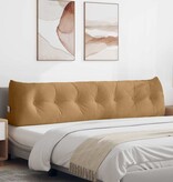 VidaXL Rugkussen Bruin 200 x 24 x 50 cm Fluweel