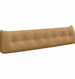 VidaXL Rugkussen Bruin 200 x 24 x 50 cm Fluweel