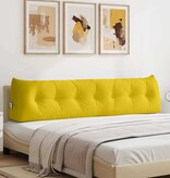 VidaXL Rugkussen Geel 200 x 24 x 50 cm Fluweel
