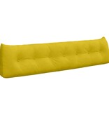VidaXL Rugkussen Geel 200 x 24 x 50 cm Fluweel