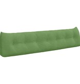 VidaXL Rugkussen Lichtgroen 200 x 24 x 50 cm Fluweel