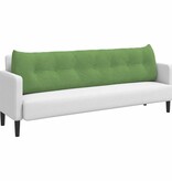 VidaXL Rugkussen Lichtgroen 200 x 24 x 50 cm Fluweel