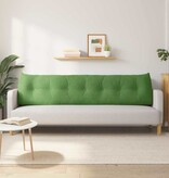 VidaXL Rugkussen Lichtgroen 200 x 24 x 50 cm Fluweel