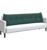 VidaXL Rugkussen Donkergroen 200 x 24 x 50 cm Fluweel