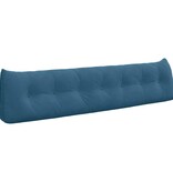 VidaXL Rugkussen Blauw 200 x 24 x 50 cm Fluweel