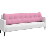 VidaXL Rugkussen Roze 200 x 24 x 50 cm Stof