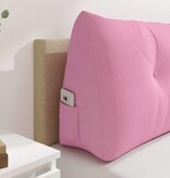 VidaXL Rugkussen Roze 200 x 24 x 50 cm Stof
