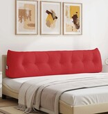 VidaXL Rugkussen Rood 200 x 24 x 50 cm Stof