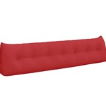 VidaXL Rugkussen Rood 200 x 24 x 50 cm Stof
