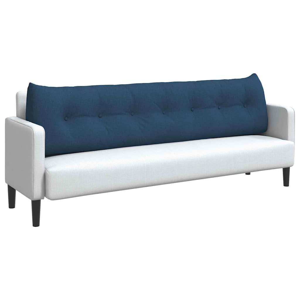 VidaXL Rugkussen Blauw 200 x 24 x 50 cm Stof