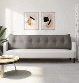 VidaXL Rugkussen Taupe 200 x 24 x 50 cm Stof