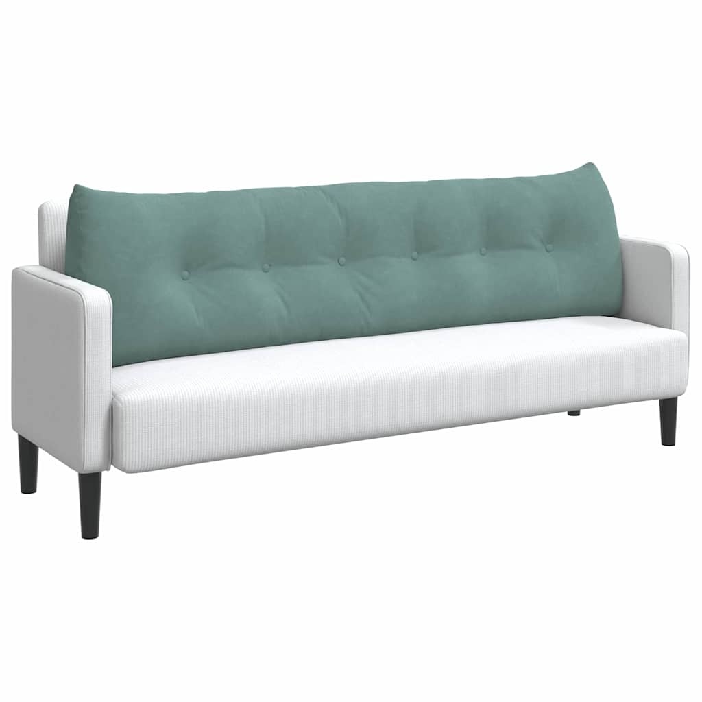 VidaXL Rugkussen Zeegroen 180 x 24 x 50 cm Fluweel