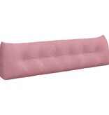 VidaXL Rugkussen Roze 180 x 24 x 50 cm Fluweel