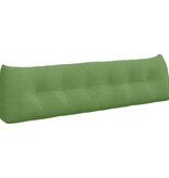VidaXL Rugkussen Lichtgroen 180 x 24 x 50 cm Fluweel