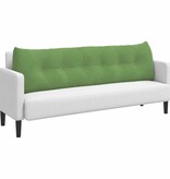 VidaXL Rugkussen Lichtgroen 180 x 24 x 50 cm Fluweel