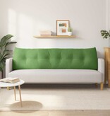 VidaXL Rugkussen Lichtgroen 180 x 24 x 50 cm Fluweel