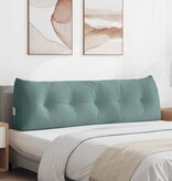 VidaXL Rugkussen Zeegroen 160 x 24 x 50 cm Fluweel