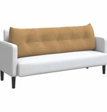 VidaXL Rugkussen Bruin 160 x 24 x 50 cm Fluweel