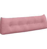 VidaXL Rugkussen Roze 160 x 24 x 50 cm Fluweel
