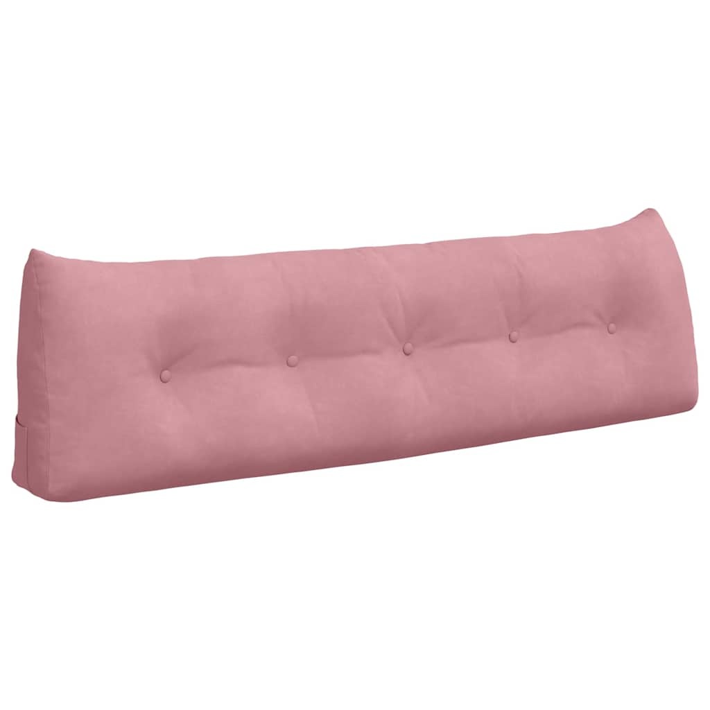 VidaXL Rugkussen Roze 160 x 24 x 50 cm Fluweel