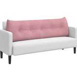 VidaXL Rugkussen Roze 160 x 24 x 50 cm Fluweel