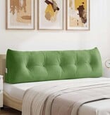 VidaXL Rugkussen Lichtgroen 160 x 24 x 50 cm Fluweel