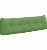 VidaXL Rugkussen Lichtgroen 160 x 24 x 50 cm Fluweel