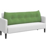 VidaXL Rugkussen Lichtgroen 160 x 24 x 50 cm Fluweel