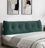 VidaXL Rugkussen Donkergroen 160 x 24 x 50 cm Fluweel