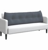 VidaXL Rugkussen Donkergrijs 160 x 24 x 50 cm Fluweel