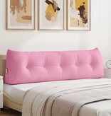 VidaXL Rugkussen Roze 160 x 24 x 50 cm Stof