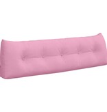 VidaXL Rugkussen Roze 160 x 24 x 50 cm Stof