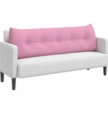 VidaXL Rugkussen Roze 160 x 24 x 50 cm Stof