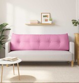 VidaXL Rugkussen Roze 160 x 24 x 50 cm Stof