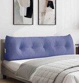 VidaXL Rugkussen Jeans Blauw 160 x 24 x 50 cm Stof