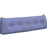 VidaXL Rugkussen Jeans Blauw 160 x 24 x 50 cm Stof