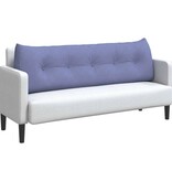 VidaXL Rugkussen Jeans Blauw 160 x 24 x 50 cm Stof