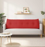 VidaXL Rugkussen Rood 160 x 24 x 50 cm Stof