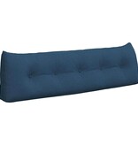VidaXL Rugkussen Blauw 160 x 24 x 50 cm Stof